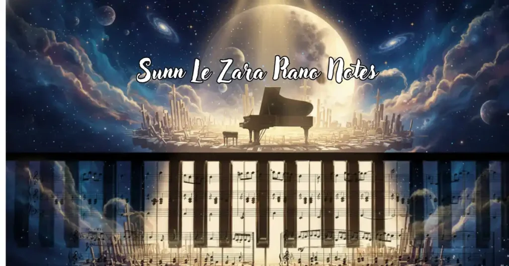 Sunn Le Zara Piano Notes