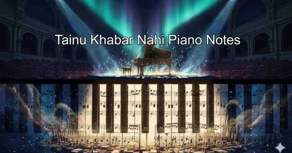 Tainu Khabar Nahi Piano Notes