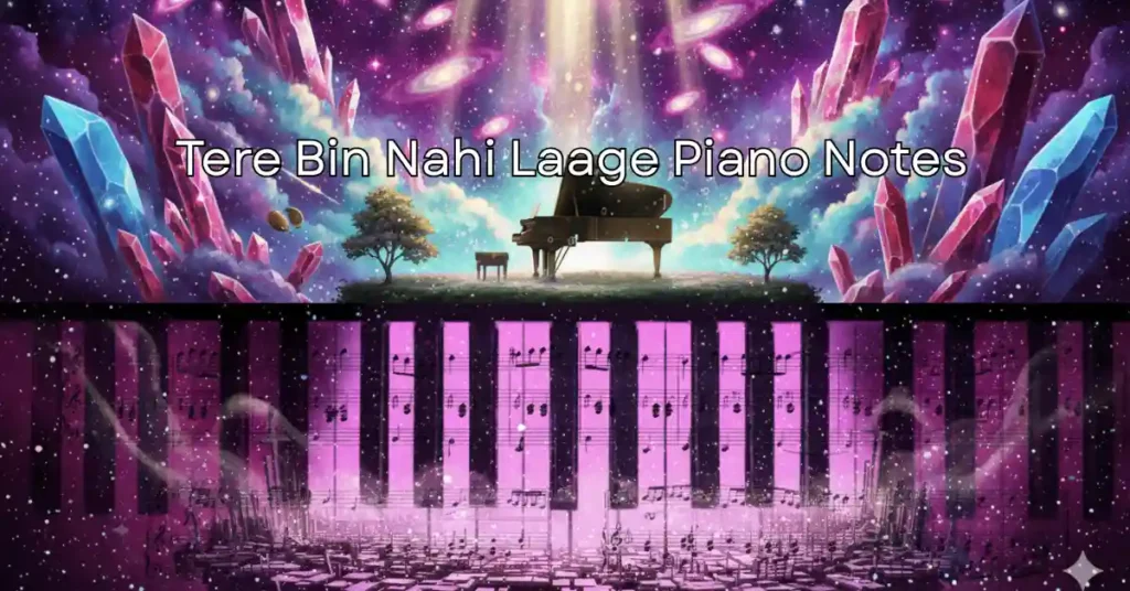 Tere Bin Nahi Laage Piano Notes