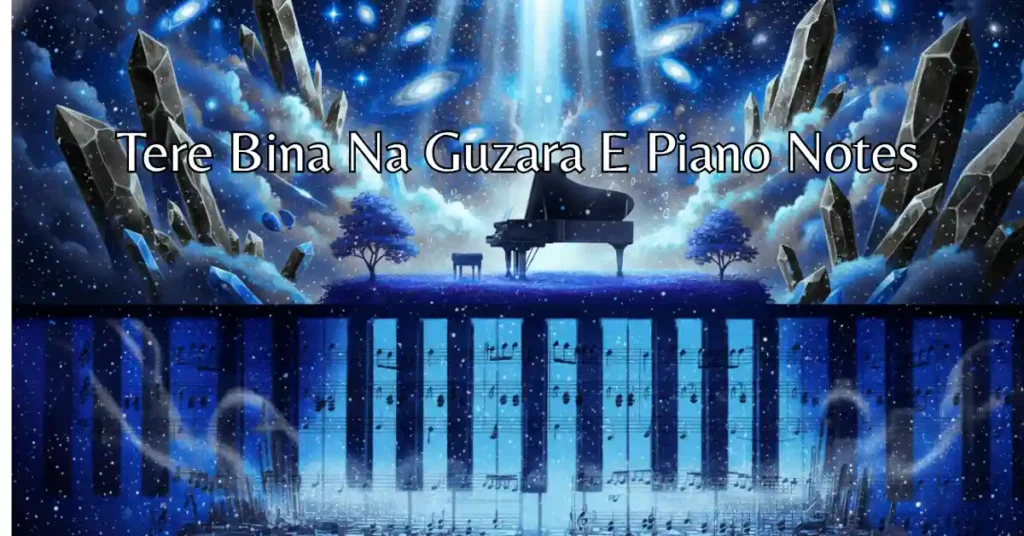 Tere Bina Na Guzara E Piano Notes