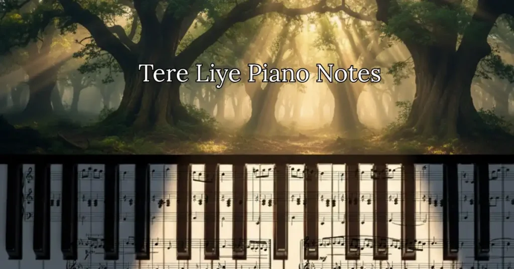Tere Liye Atif Aslam Piano Notes