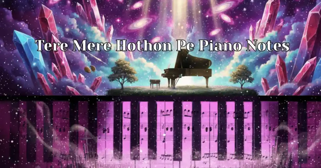 Tere Mere Hothon Pe Piano Notes