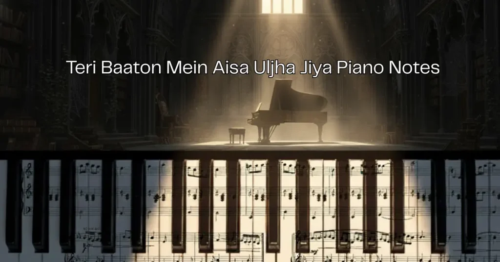 Teri Baaton Mein Aisa Uljha Jiya Piano Notes