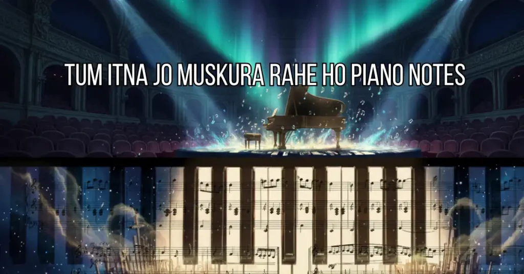 Tum Itna Jo Muskura Rahe Ho Piano Notes