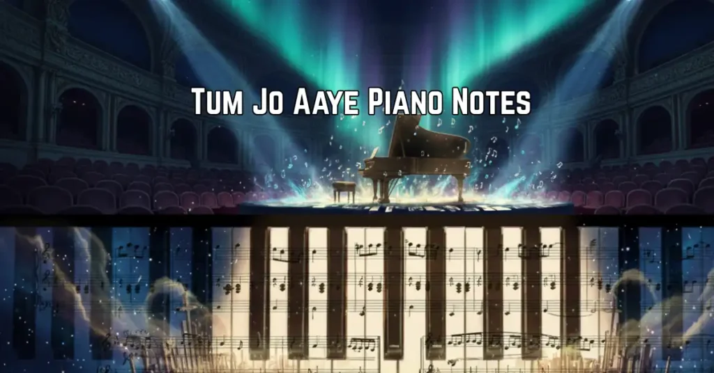 Tum Jo Aaye Piano Notes