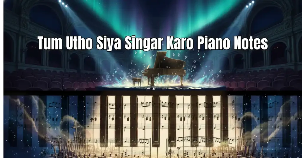 Tum Utho Siya Singar Karo Piano Notes