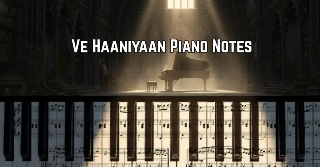 Ve Haaniyaan Piano Notes