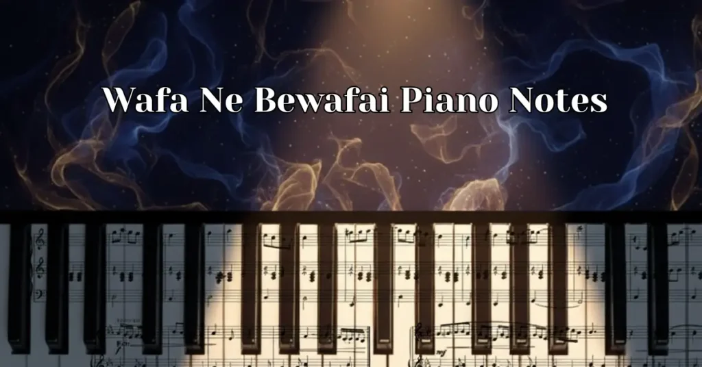 Wafa Ne Bewafai Piano Notes