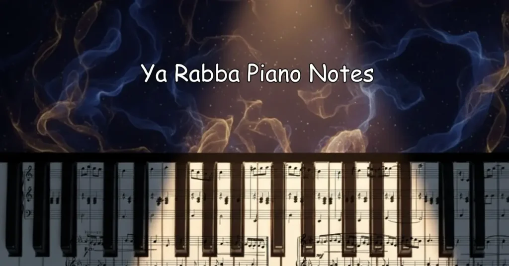 Ya Rabba Piano Notes