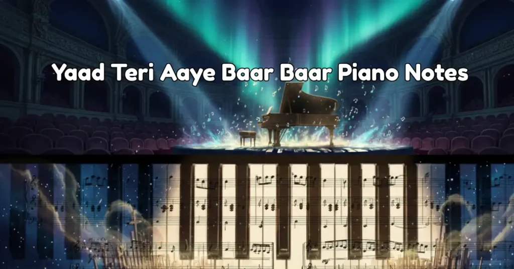 Yaad Teri Aaye Baar Baar Piano Notes