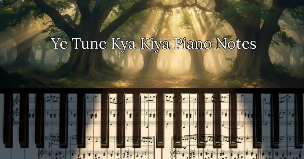 Ye Tune Kya Kiya Piano Notes