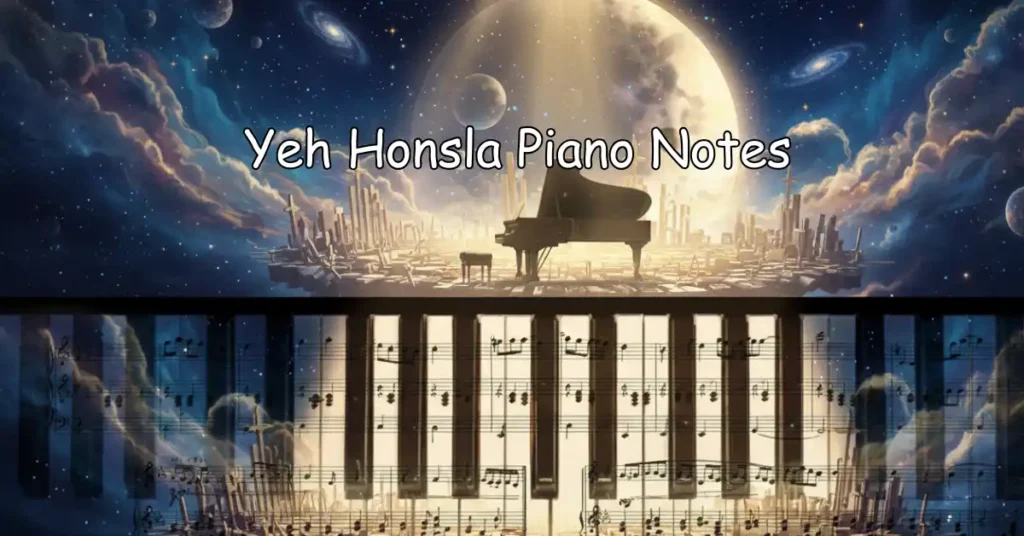 Yeh Honsla Piano Notes