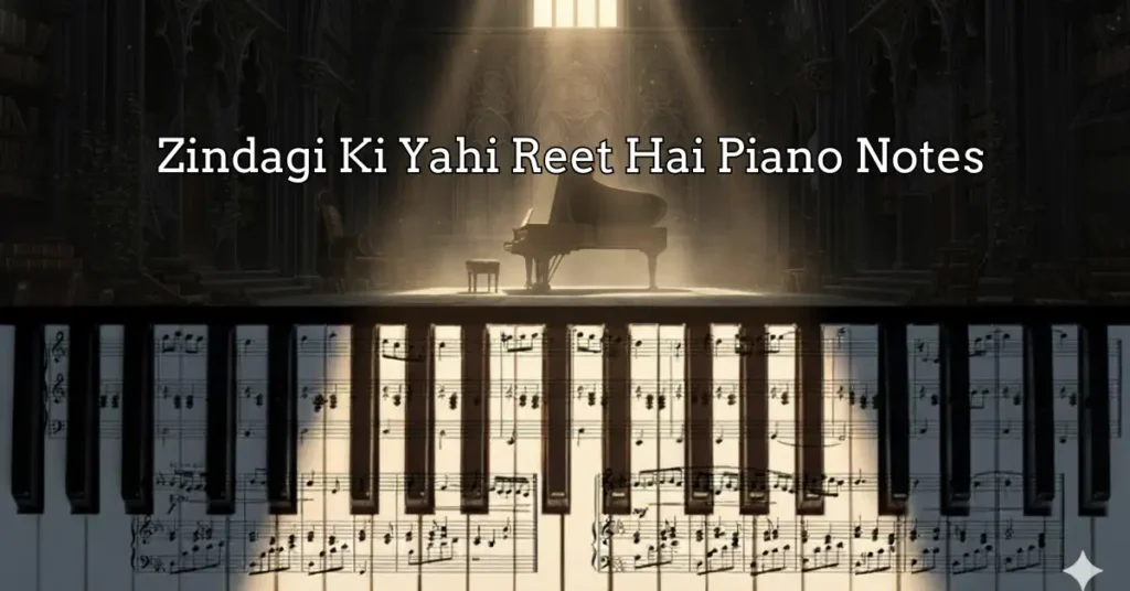 Zindagi Ki Yahi Reet Hai Piano Notes