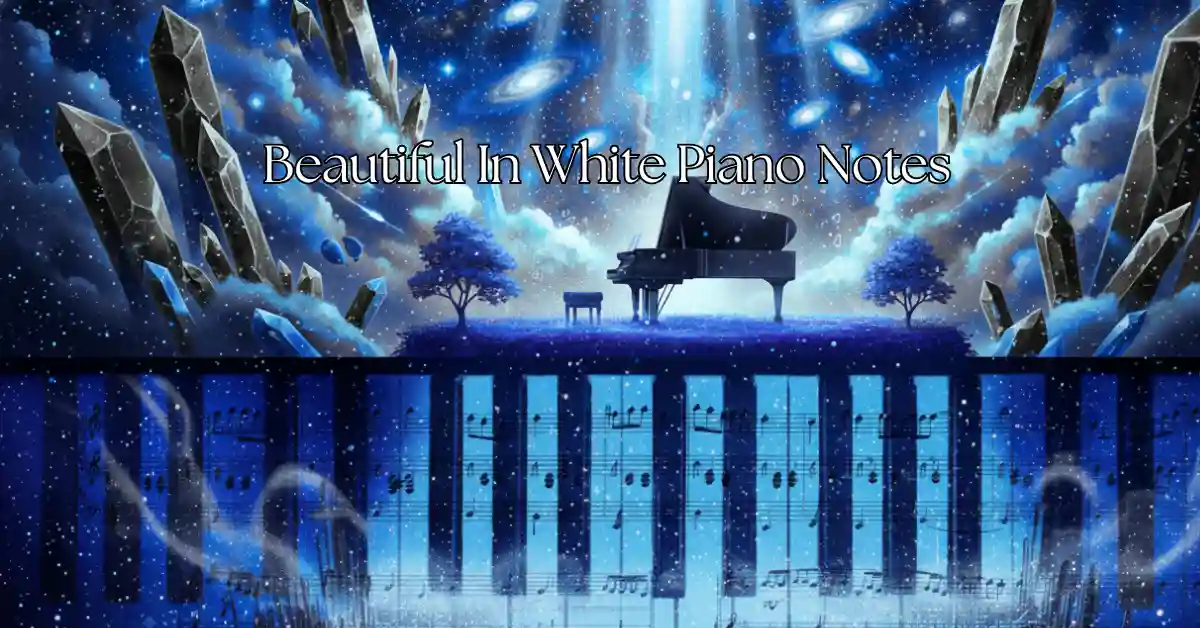 Beautiful In White Piano Notes