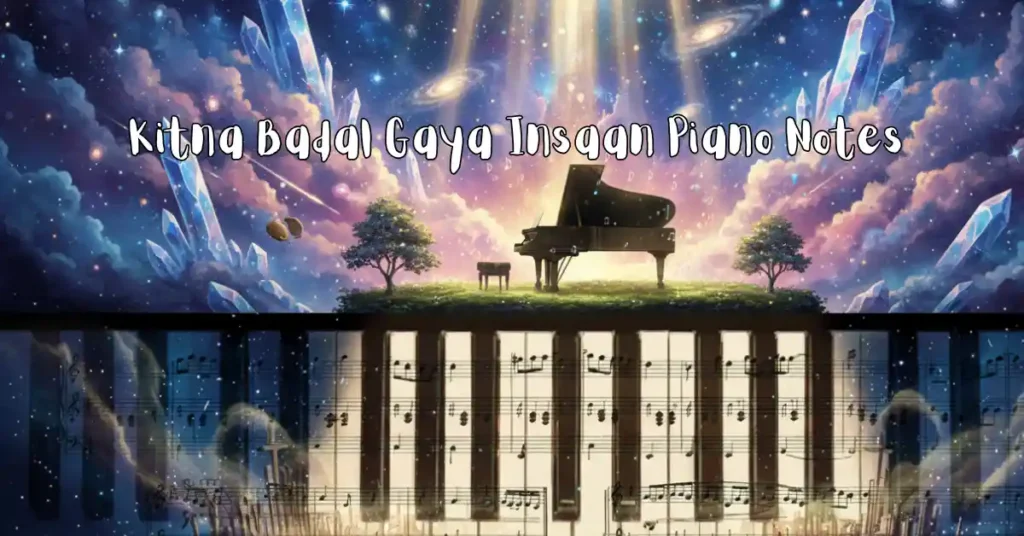 Kitna Badal Gaya Insaan Piano Notes