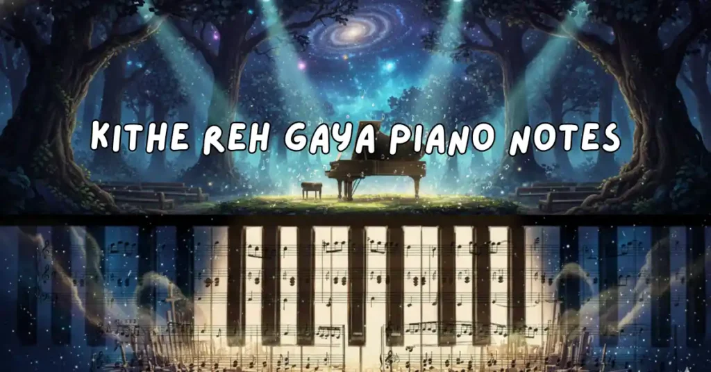 Kithe Reh Gaya Piano Notes
